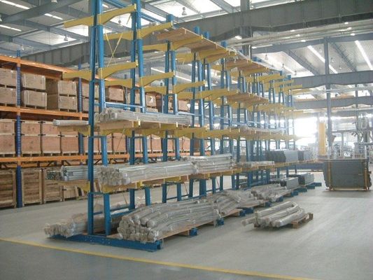 Warehouse multi level cantilever shelving and racking systems 1.5m Arm depth