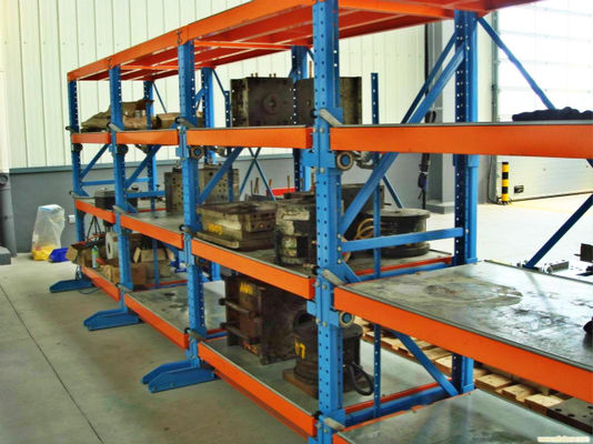 Racking longo alaranjado azul padrão do período do trabalho manual para o equipamento/ferramentas