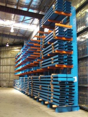 Il sistema a mensola durevole di racking del pallet, stoccaggio di plastica accantona per i depositi materiali dell'architettura