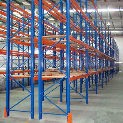 High Density Storage System Heavy Duty Pallet Racking , Pallet Storage Racks