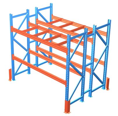High Density Storage System Heavy Duty Pallet Racking , Pallet Storage Racks