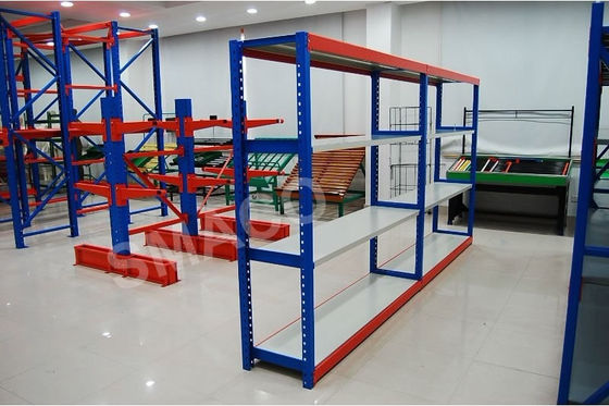 estantería larga del palmo de los estantes para trabajos de tipo medio de la placa de acero de 2000H 600D 2000L usada en Supermart