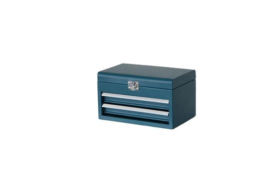 2 Fach Werkzeugtruhe und Kabinett mit blau Sand-Korn-Finish für Zuhause, Fabrik (THB-10120)