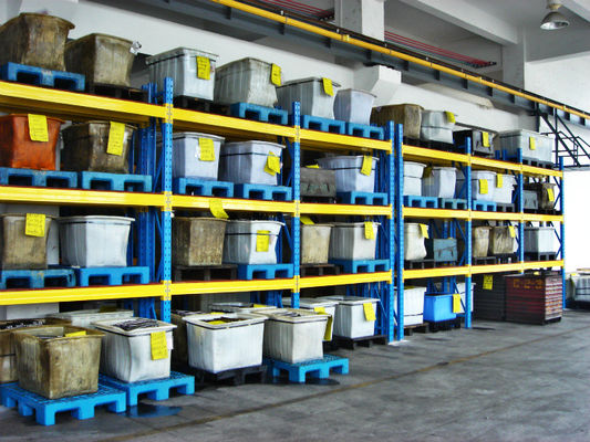 Heavy Duty Selective Pallet Racking With Plywood Deckin , Steel Racking Systems