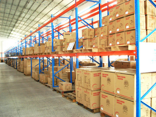 Racking resistente ajustável laminado da pálete, sistemas industriais do shelving