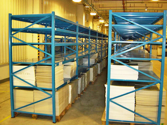 Medium Duty Wide Span Racking , Long Span Shelf With Step Beams
