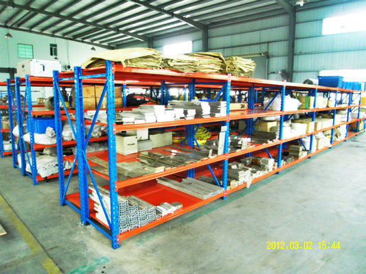 Powder Coating Medium Duty Industrial Storage Racks With Steel Sheet Panel