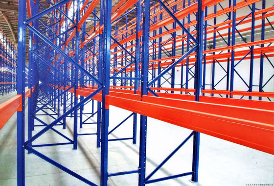 Roll Formed Selective Pallet Racking For Warehouses , Heavy Duty Pallet Racking System
