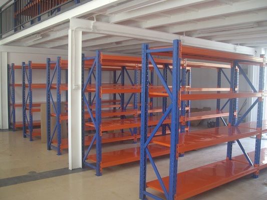 Toz mavi / gri depo raf üniteleri raf ayarlanabilir seçici palet Kaplı