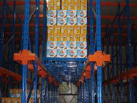 8m Industrial Steel Shelving System , Galvanized Adjustable Pallet Racking