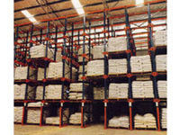 8m Industrial Steel Shelving System , Galvanized Adjustable Pallet Racking