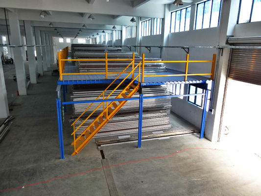 1000kg Cold Rolling Steel Industrial Mezzanine Floors For Distribution Center
