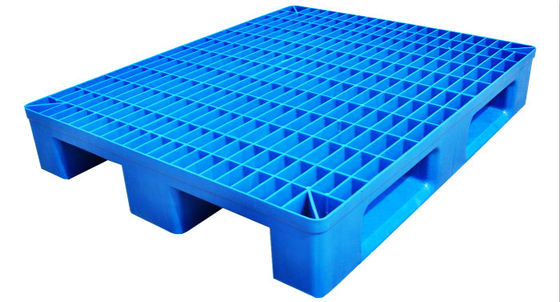 Durable / Light Weight Recycled Plastic Pallets For Logistic , Blue / Red