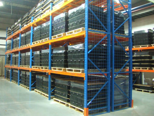 Estantes resistentes del almacenamiento de Warehouse con la capa del polvo, alto sistema del tormento