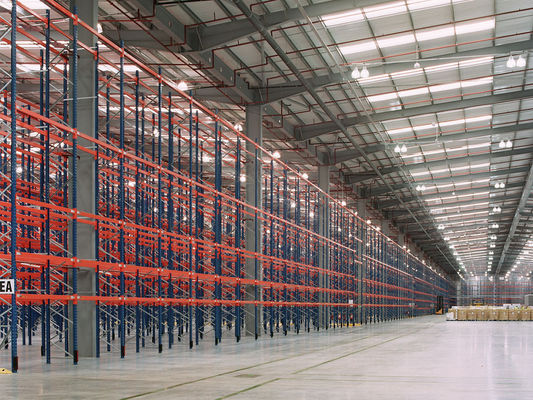 Carbon Steel Heavy Duty Pallet Racking System , Custom Selective Pallet Rack