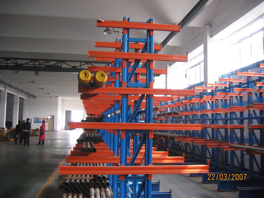 Adjustable Medium Duty Cantilever Storage Racks For Pipe / Timber Storage