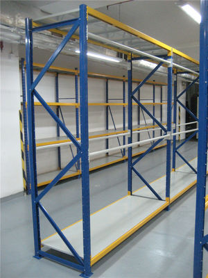 Adjustable Medium Duty Racking 2m - 8m Goods Shelf For Supermarket And Warehouse