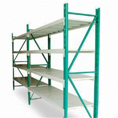 Adjustable Medium Duty Racking 2m - 8m Goods Shelf For Supermarket And Warehouse