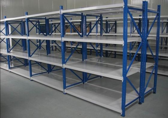 Mehrfunktionale mittlere Aufgaben-Racking-Regale, galvanisierte vertikale Gestelle