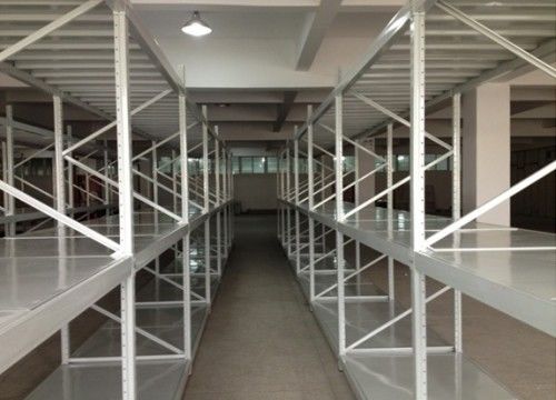 Standard Color Medium Duty Warehouse Shelving Racks With Powder Coating