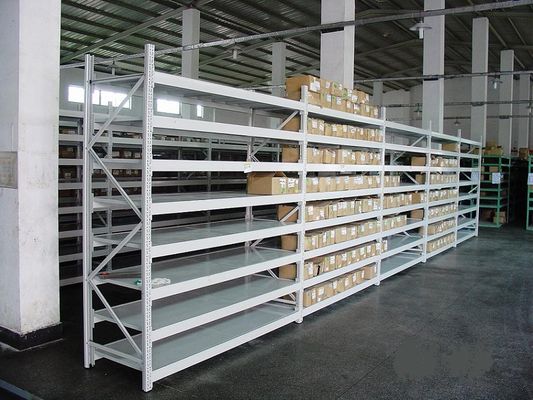 Standard Color Medium Duty Warehouse Shelving Racks With Powder Coating