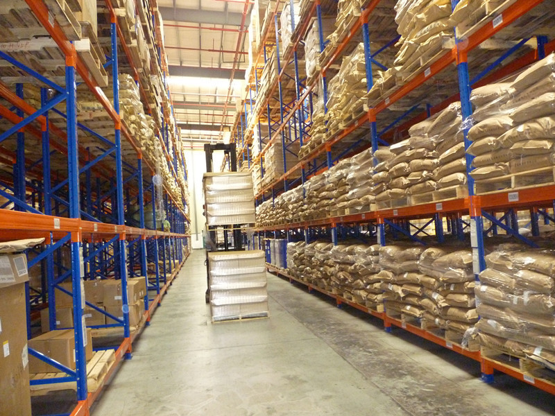 Galvanized Industrial Heavy Duty Pallet Racking Safety , High Racking ...
