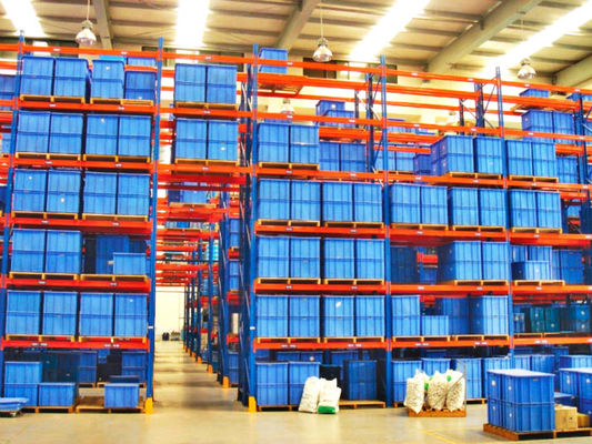 Adjustable konvensional Heavy Duty Pallet Racking Untuk Gudang Industri